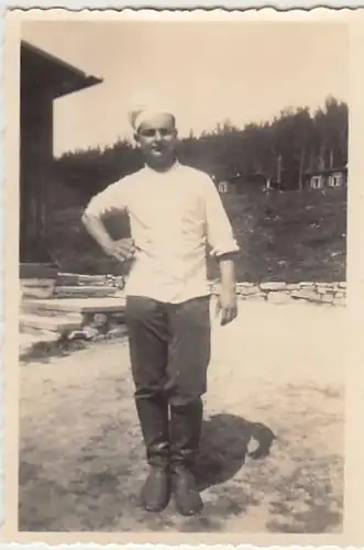 (F755) Orig. Foto Feldkoch, Garnisonskoch, 1940er