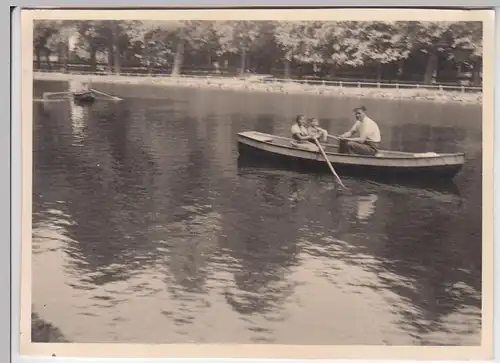 (F7423) Orig. Foto Eisenach, auf dem Gondelteich, Juli 1934