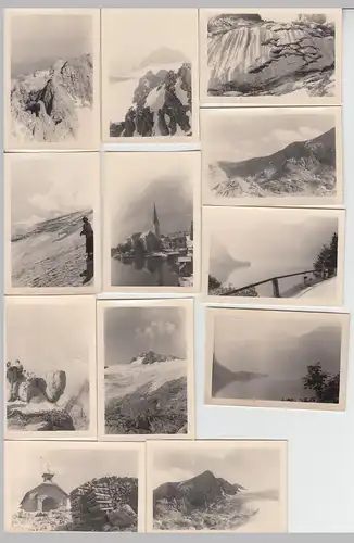 (F7374) 54x Orig. Foto Hallstatt, Umgebung u.a., Bergtouren, Ansichten, Reisefo