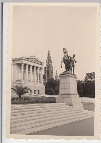 (F7350) Orig. Foto Wien, Rathaus, Partie 1940