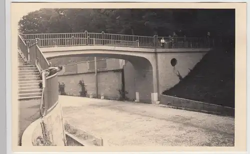 (F7348) Orig. Foto Wien, Höhenstraße, Fußgängerbrücke 1940