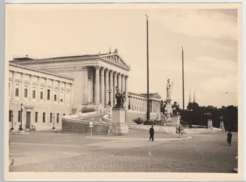 (F7343) Orig. Foto Wien, Parlament, 1940