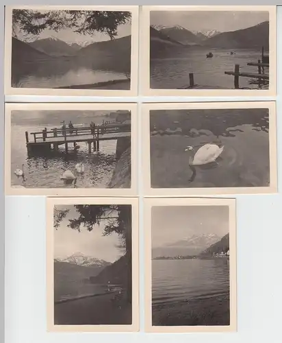 (F7331) 6x Orig. Foto Zell am See, verschiedene Ansichten 1940