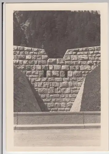 (F7254) Orig. Foto Mauer, Steinmauer, Wall, Österreich Großglockner 1939
