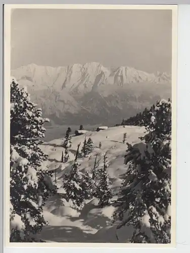 (F7192) Orig. Foto Innsbruck Umgebung, Nordwandkette, Winter 1939