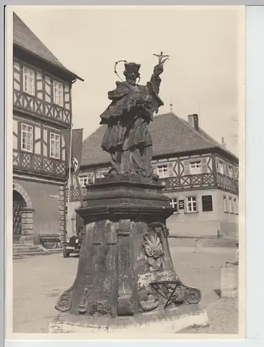 (F7188) Orig. Foto Bad Staffelstein, Nepomuk-Brunnen 1938