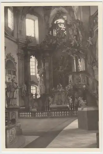 (F7183) Orig. Foto Bad Staffelstein, Basilika Vierzehnheiligen Altar 1939