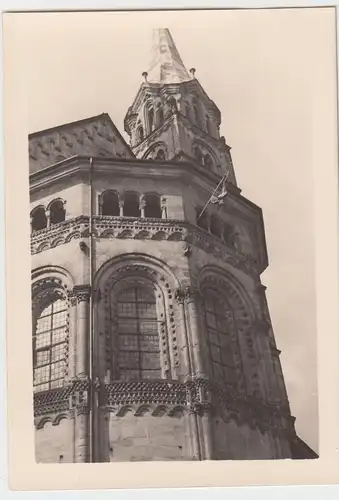 (F7175) Orig. Foto Bamberg, Dom, Blick nach oben 1939