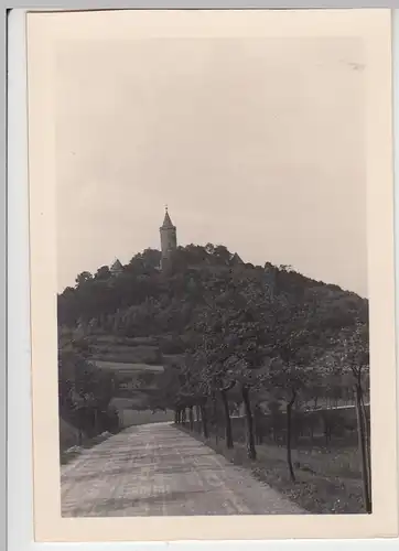 (F7090) Orig. Foto Leuchtenburg bei Kahla, 1938