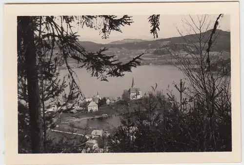 (F6968) Orig. Foto Österreichreise v. Nürnberg b. Klagenfurt 1938, Mariawörth
