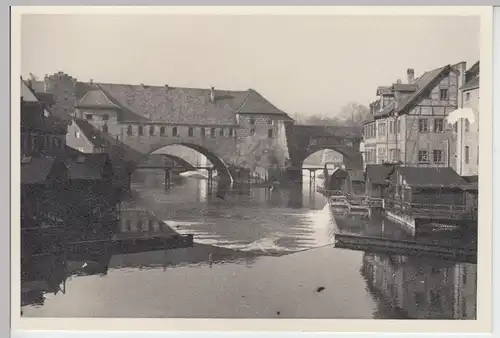 (F6923) Orig. Foto Nürnberg, Kettensteg, 1938