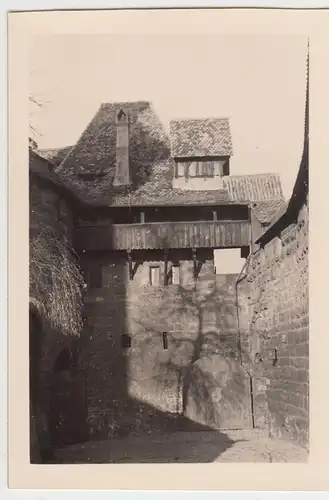 (F6917) Orig. Foto altes Bauwerk, möglw. Bamberg o. Nürnberg, Burg 1938