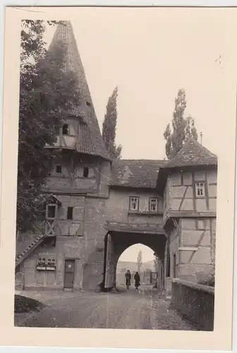 (F6899) Orig. Foto Iphofen, Rödelseer Tor, Südseite 1937