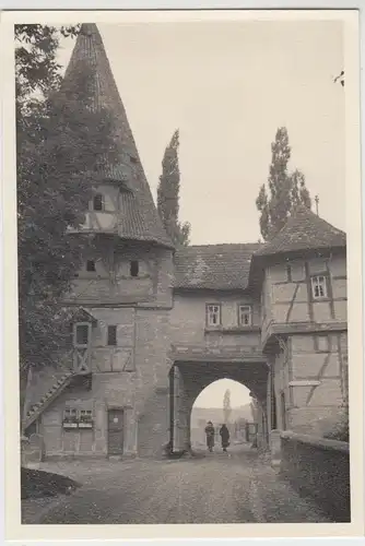 (F6896) Orig. Foto Iphofen, Rödelseer Tor, Südseite 1937