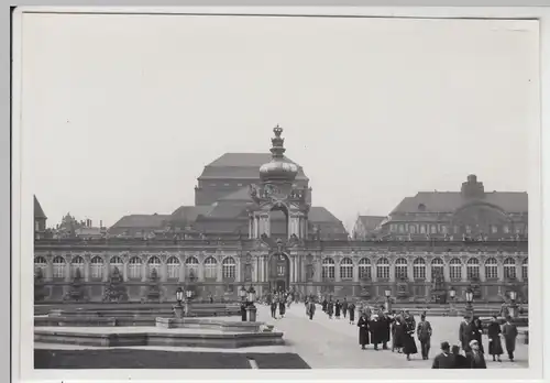 (F6750) Orig. Foto Dresden, Zwinger, Kronentor, Innenansicht 1936