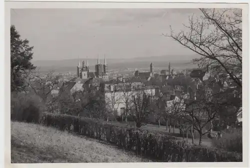 (F6725) Orig. Foto Bamberg, Blick auf Stadt, eingerüsteter Domturm, 1936