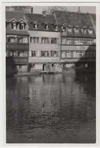 (F6719) Orig. Foto Bamberg, Häuser an der Pegnitz 1936