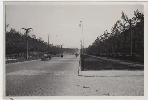 (F6658) Orig. Foto Berlin, Blick in eine Straße, Allee, 1935