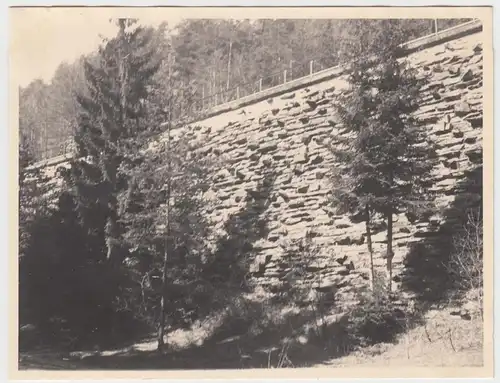 (F6632) Orig. Foto alte Mauer, Naturstein, Bayern 1934/35