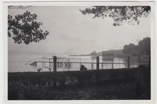 (F6553) Orig. Foto Eichstätt, See, Badeanstalt 1934