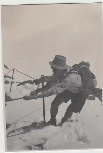 (F6472) Orig. Foto Tirol, Bergwanderung 1932