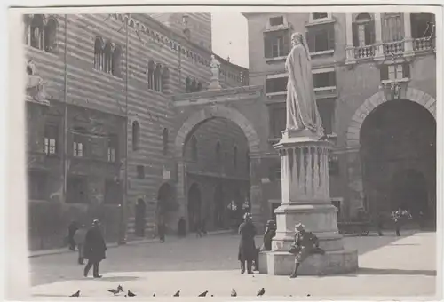 (F6454) Orig. Foto Verona, Piazza dei Signori, 1932