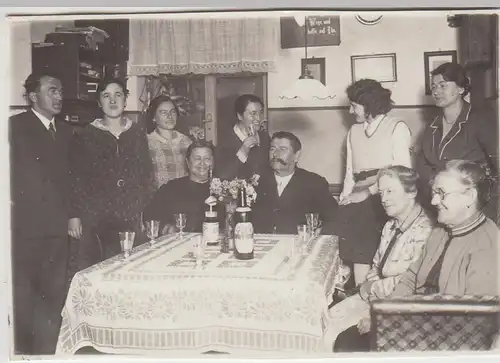 (F6416) Orig. Foto Eichstätt, Personen zu Hause, Wohnstube, 1931