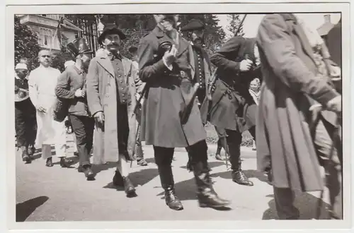 (F6273) Orig. Foto Finsterbergen, Trachtenfest 1929, Parade