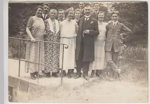 (F626) 2x Orig. Foto Paar Jubiläumsfeier (verm. Silberhochzeit), 1920er