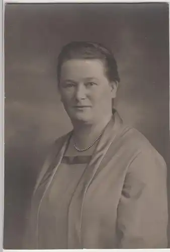 (F6178) Orig. Foto Porträt einer Frau Lotte Delg, Greiz 1928