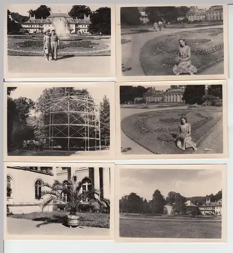 (F6117) 10x Orig. Foto Schloss Pillnitz, Besichtigung, Ausflug 1950er