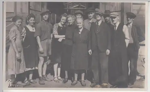 (F5979) Orig. Foto Personen, Arbeiter, Belegschaft, 1920er