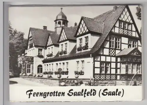 (F5958) Feengrotten Saalfeld, 7 Fotos im Mäppchen, 1979