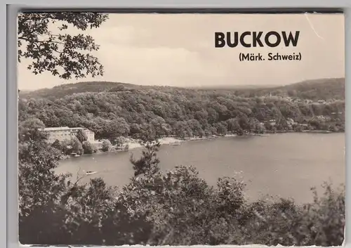 (F5953) Buckow, 6 Fotos im Mäppchen, 1979
