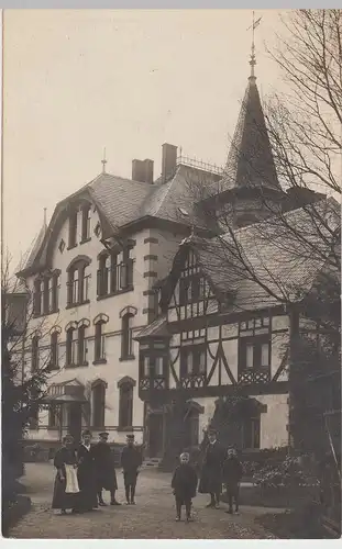 (F5919) Orig. Foto Tannenhof, Gebäude mit Türmchen, 1913