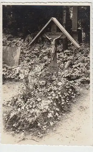 (F5889) Orig. Foto Grab von Pater Johannes Baptist Blümel, Waldenburg Wa?brzych