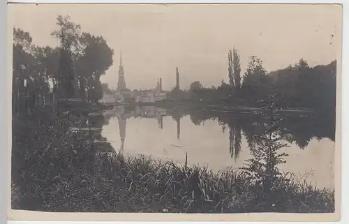 (F5869) Orig. Foto Ulm, Blick zum Münster 1917