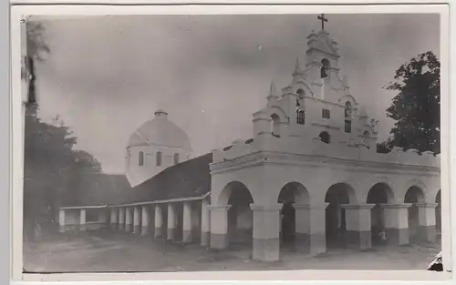 (F5844) Orig. Foto Kirche in (vermutl.) Sri Lanka, nach 1945
