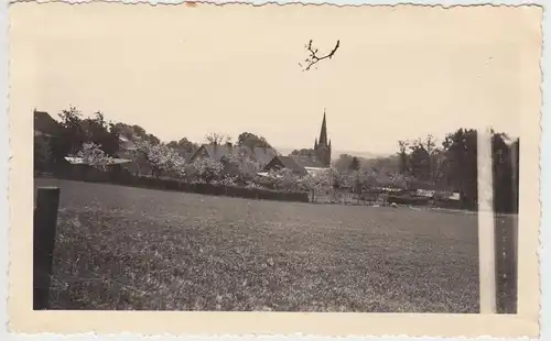 (F5675) Orig. Foto Amelinghausen, Blick zur Kirche 1939