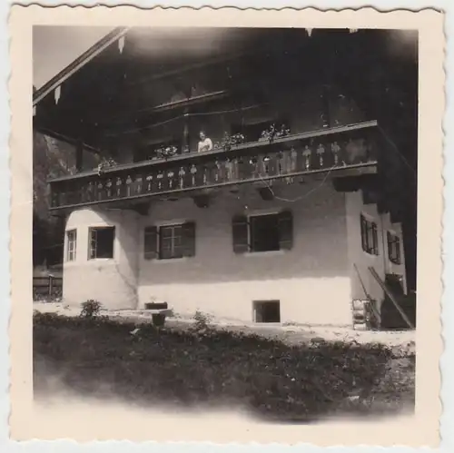 (F5586) Orig. Foto Hütte "Jagers Ruah" am Königssee 1950