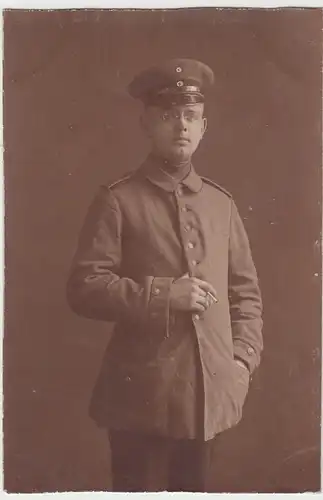 (F5389) Orig. Foto 1.WK Soldat, Vereinslazarett Arbeiterheim Lauf 1915