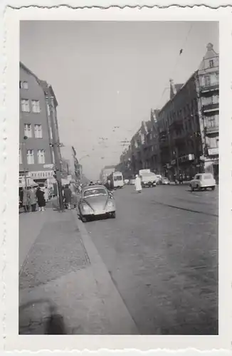 (F5294) Orig. Foto Berlin, Ecke Hermannstraße Mariendorfer Weg um 1960
