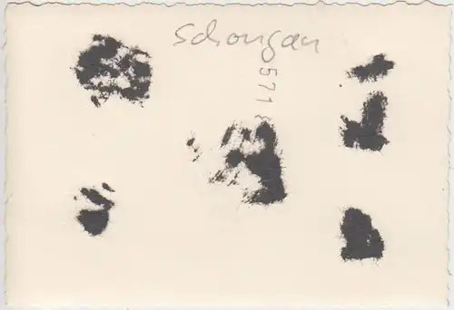 (F5284) Orig. Foto Schongar, Paar am Holzgeländer um 1960