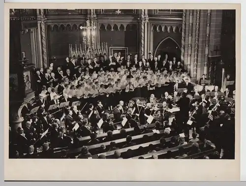 (F5254) Orig. Foto Berlin, Südstern-Kirche, Konzert am 21.11.1959