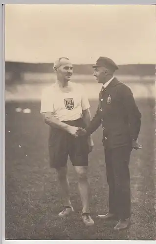 (F5199) Orig. Foto Sportler d. Berliner Turnerschaft, Baumert nach Marathonlauf