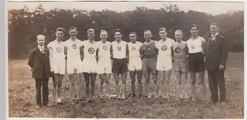 (F5181) Orig. Foto Hannover, Sport, Deutsche Meisterstaffel 1924