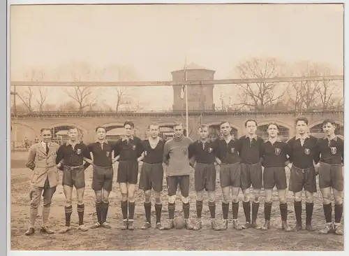 (F5147) Orig. Foto Sportler Handball, Berliner Jugendmeister 1920