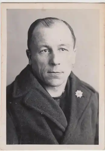 (F4999) Orig. Foto Porträt eines Mannes Erich Hoffman a. Seidenberg O.L.