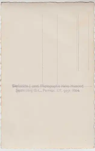 (F4968) Orig. Foto Kleinkind m. Plüschtier, Studio Seidenberg O.L., Zawidów vor