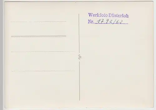 (F4906) Orig. Foto Düsterloh, Werksfoto hydraulische Schalttafel, 1965